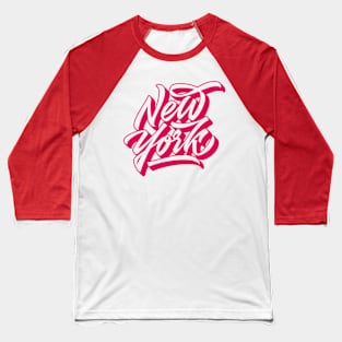 New York lettering in original style Baseball T-Shirt